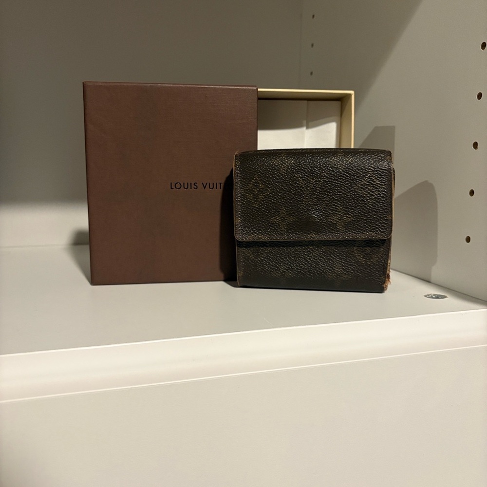 Louis Vuitton Dark Brown Leather Wallet